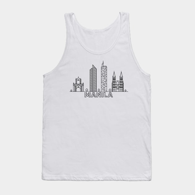 Manila city Tank Top by SerenityByAlex